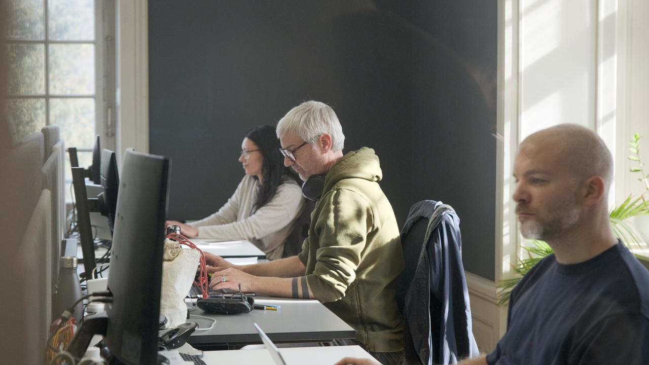 Espace de coworking à la maison blanche